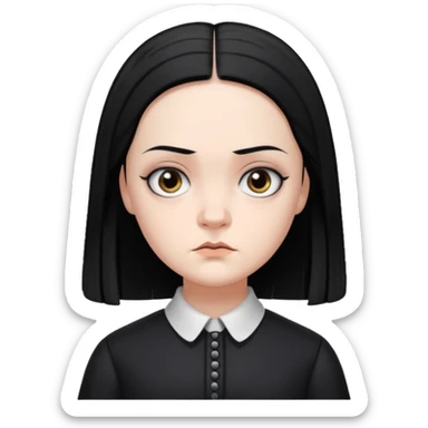 Wednesday addams sticker