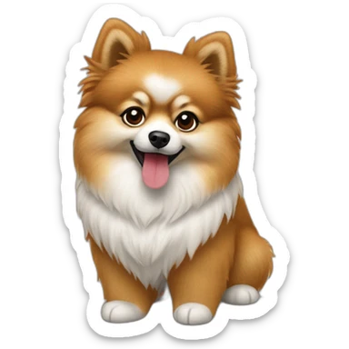 pomeranian philadelphia phillies sticker