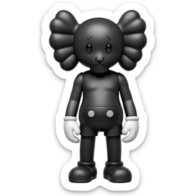 kaws  sticker