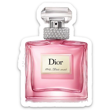 Perfume rosado misa dior sticker