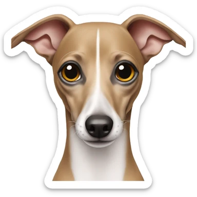Italian greyhound sticker