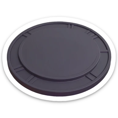 open manhole cover sticker