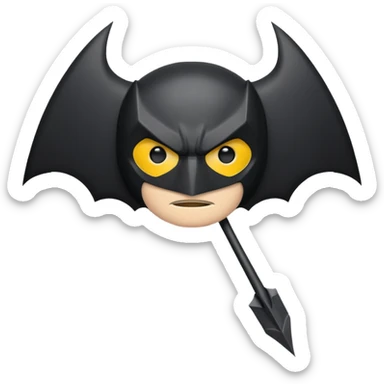 Batman dart sticker