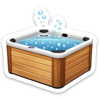 Hot tub sticker