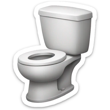  toilet manfully sticker