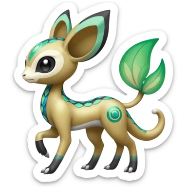 Meloetta-Inteleon-Gabite-Trico-Pokémon-Fakémon-fusion-hybrid-creature sticker