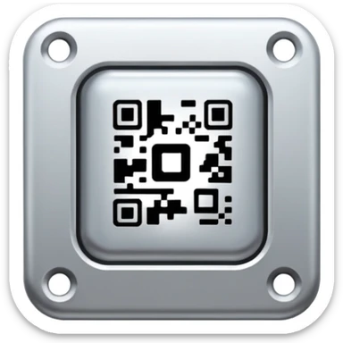 qr code badge sticker