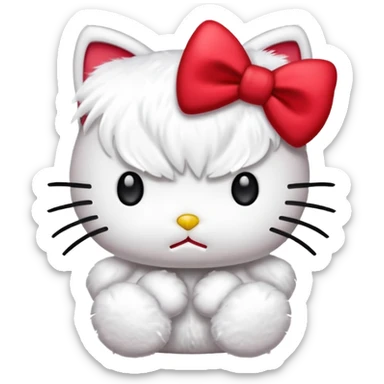 Hello-kitty hello-kitty mad sticker