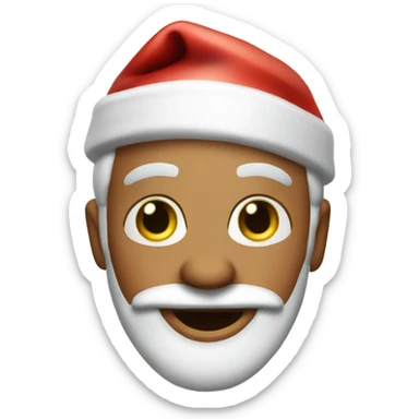 santa klaus at candlelight music show sticker