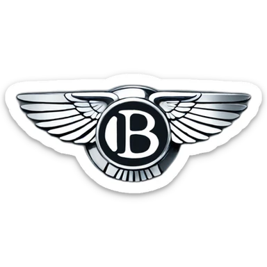 bentley logo sticker