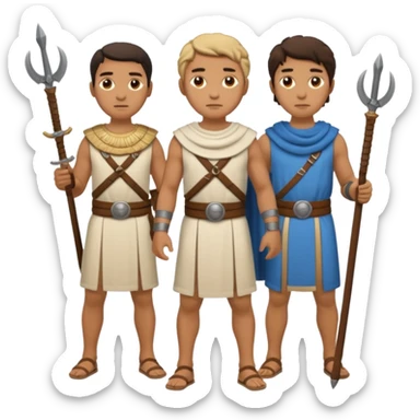  cartagines grupo de 4 cuerpo completo sticker