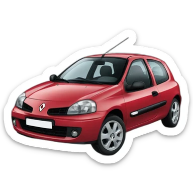 Renault clio 2 sticker