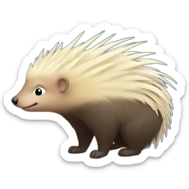 prehensile tailed porcupine sticker