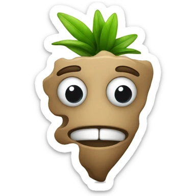plants with face sticker