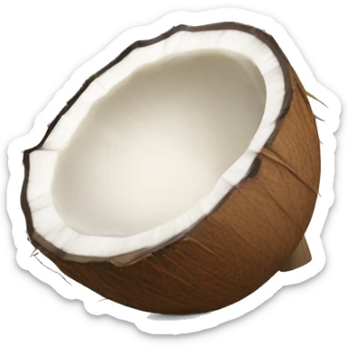 Coconut sticker