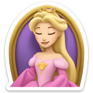 princess aurora sleeping beauty  sticker