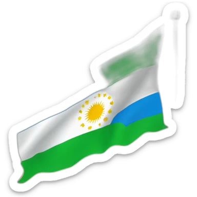 Flag Uzbekistan sticker