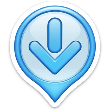Verified just blue color tick mark with tranparent bg sticker