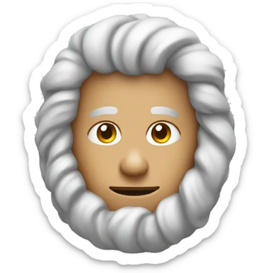 personnage qui porte une couonne sticker