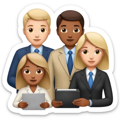 HR works: administrative, people, collaboration sticker