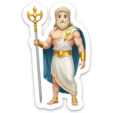fullbody god zeus sticker