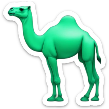 camel green  And mint Fresh sticker