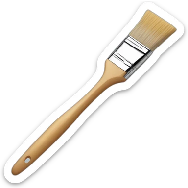 paintbrush on a emogi sticker