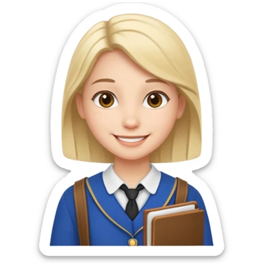 Europe styled student sticker