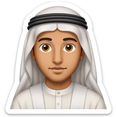 Arab guy standing sticker