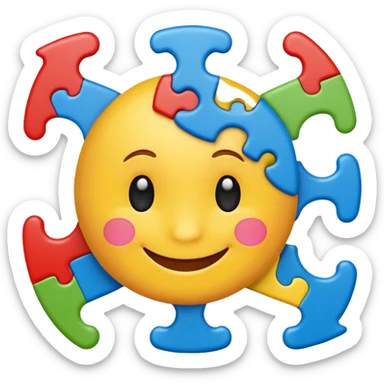 Make a emoji saying you have autism sticker