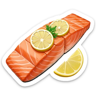 Grilled Salmon With Lemon Butter sticker