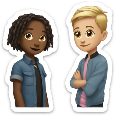 Jaden and Libby sticker