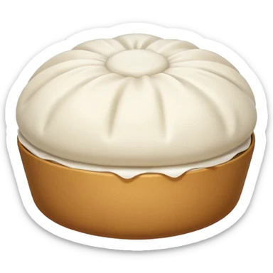 one NORMAL steamed bun WITH NO FACE!!! just a NORMAL STEAMED BUN!!! NO FACE!!!! THE BUN DOES NOT HAVE A FACE!!!! IT IS JUST A BUN!!!!!!!! sticker