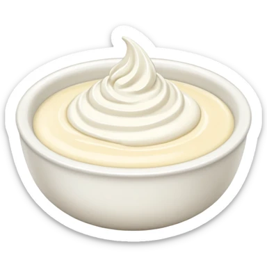 creme fraiche sticker