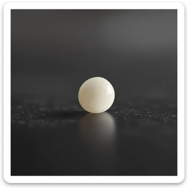 a single sesame seed, realistic, isolated sticker