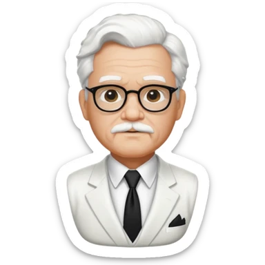 colonel sanders sticker