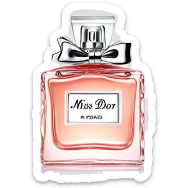 miss dior parfum sticker