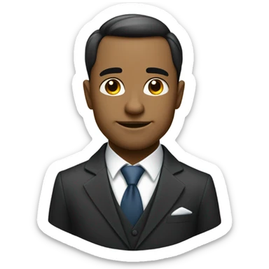 Diplomat person sticker