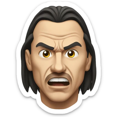 Angry zlatan sticker