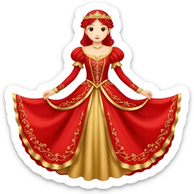 Fairy Tale Costume including red sticker