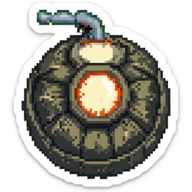 black bomb power up without fuse sticker