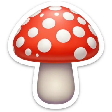  psychedelic party mushroom  sticker