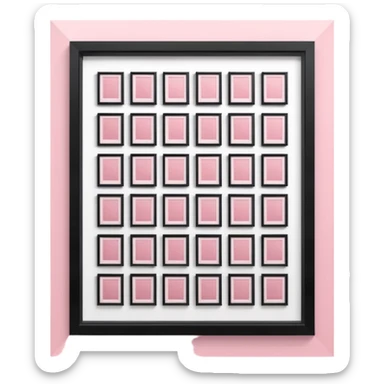 pink photo gallery sticker
