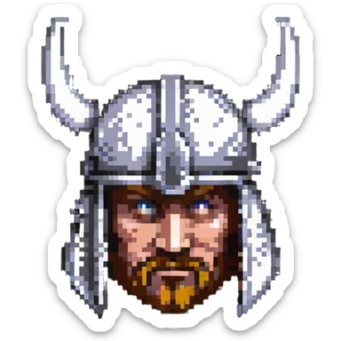 viking helmet sticker