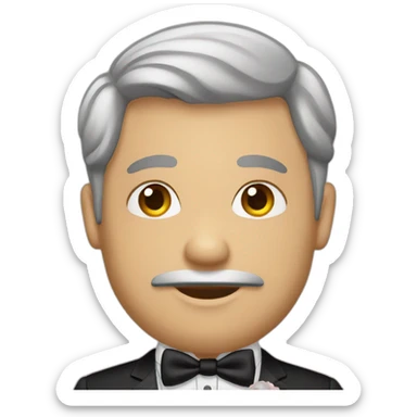 homme mariage sticker