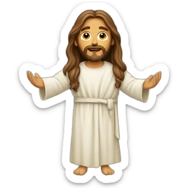 Jesus qui nous sauves tous sticker