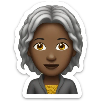 Zimbabwe lady  sticker