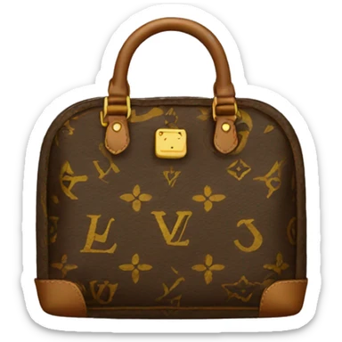 LV bag sticker