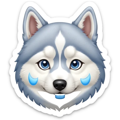 Siberian husky sticker