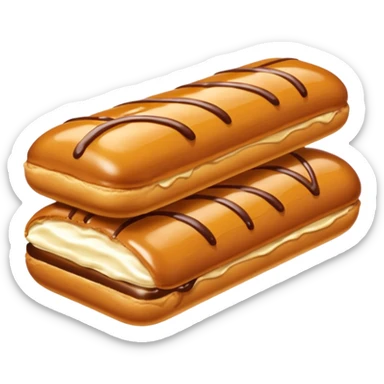 Female Butterscotch éclair combined  sticker